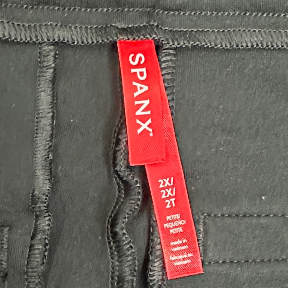 Spanx Black perfect kick flare Pants SZ 2x   stretch office career work wear - Picture 7 of 8